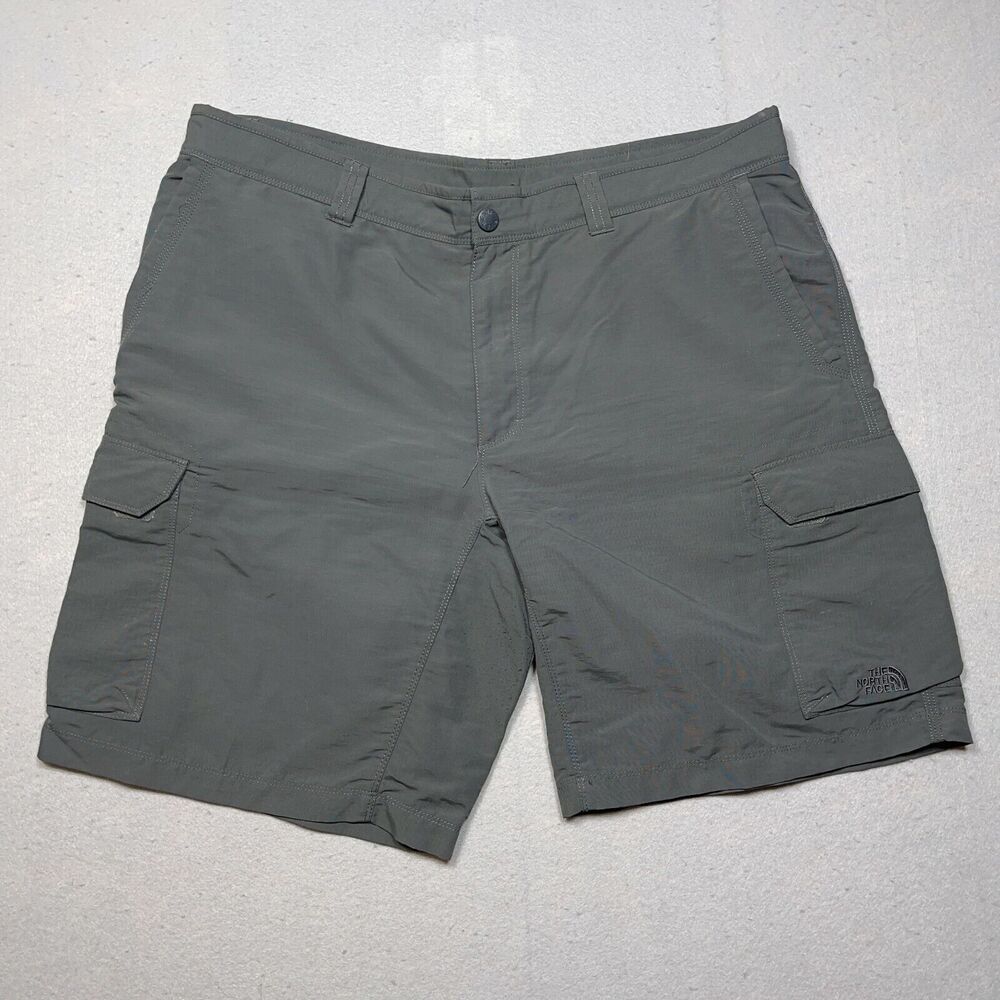 The North Face Cargo Shorts Men 38‎ Regular Gray Hiking Outdoor Gorpcore